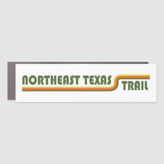 Northeast Texas Trail Car Magnet (Front)