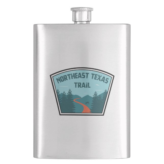 Northeast Texas Trail Flask (Front)