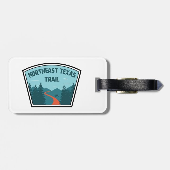 Northeast Texas Trail Luggage Tag (Back Horizontal)