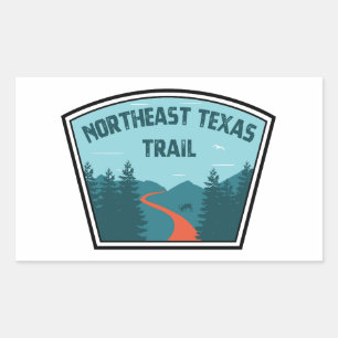 Northeast Texas Trail Rectangular Sticker