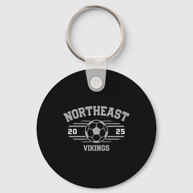 Northeast Vikings Soccer Byll 2025  Keychain (Front)