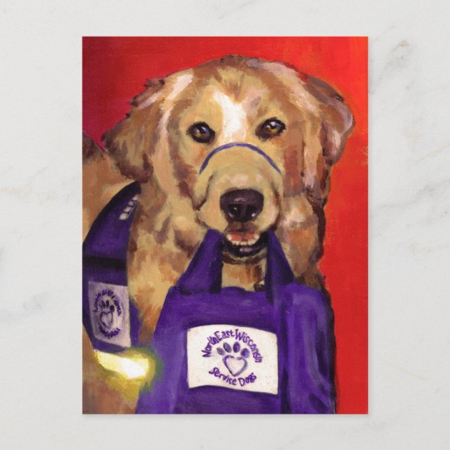 Northeast Wisconsin Service Dogs Postcard (Front)
