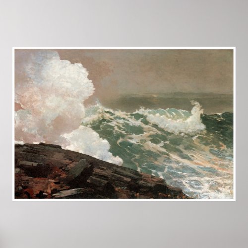 Northeaster 1895 Winslow Homer Poster