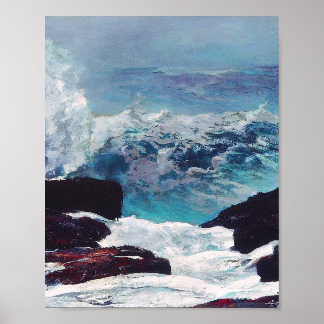 Northeaster by Winslow Homer Poster (Front)