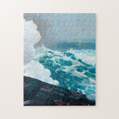 Northeaster sea by Winslow Homer Jigsaw Puzzle