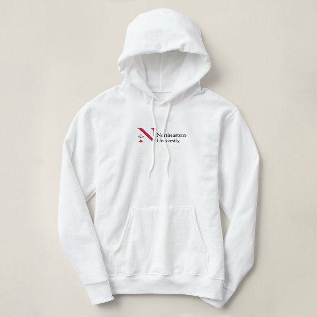 northeastern-boston hoodie (Design Front)