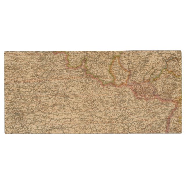 Northeastern France Wood USB Flash Drive (Front)