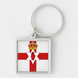 Norther Ireland ulster flag Keychain