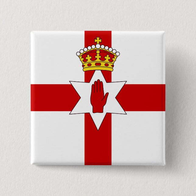 Norther Ireland ulster flag Pinback Button (Front)