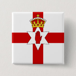 Norther Ireland ulster flag Pinback Button