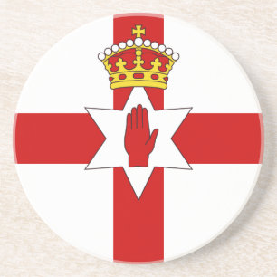 Norther Ireland ulster flag Sandstone Coaster