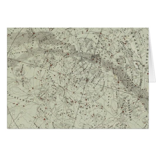 Norther Night Sky map Cards (Front Horizontal)