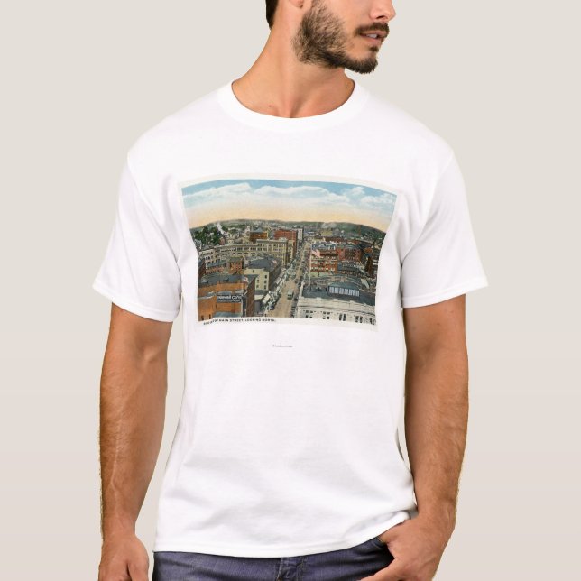 Northern Aerial View of Main Street T-Shirt (Front)