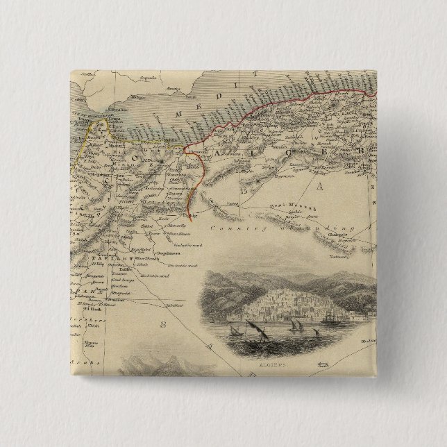 Northern Africa Button (Front)