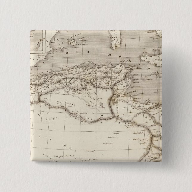 Northern Africa Pinback Button (Front)