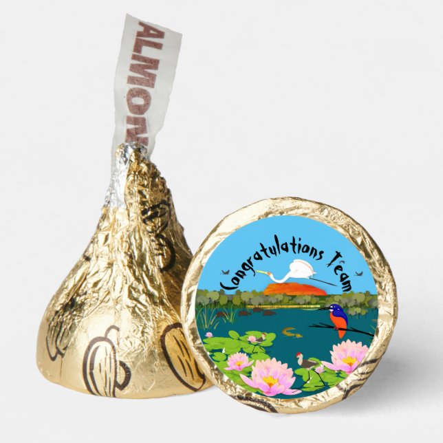 Northern Australian Kakadu Tropical Landscape Hershey®'s Kisses® (Front)