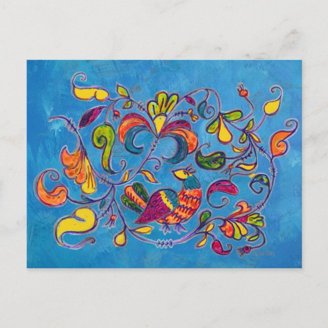 Northern Bird from Russia Postcard (Front)