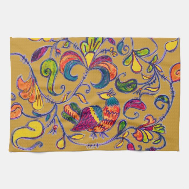 Northern Bird Kitchen Towel (Horizontal)