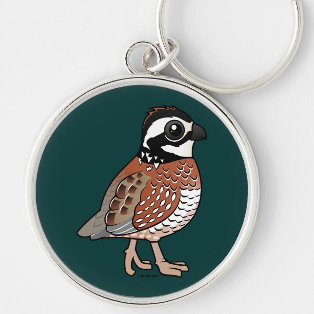 Northern Bobwhite Keychain (Front)