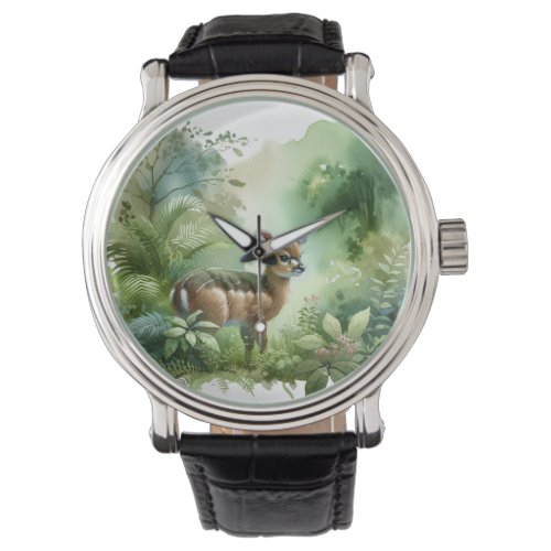 Northern Bushbuck in Lush Forest AREF457 _ Waterco Watch