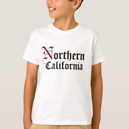 Northern California kids T T_Shirt