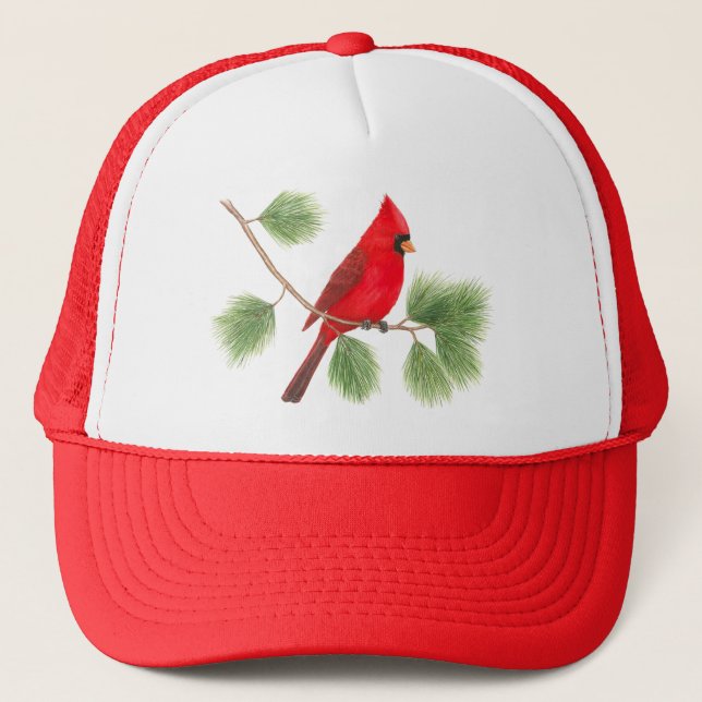 Northern Cardinal Baseball Cap (Front)