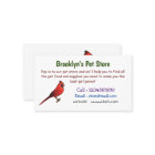 Northern cardinal bird cartoon illustration 