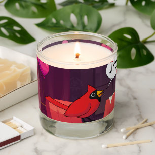 Northern Cardinal Birds Dinner Date Scented Candle