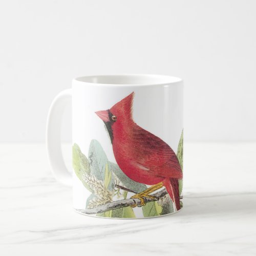 Northern Cardinal by Audubon Coffee Mug
