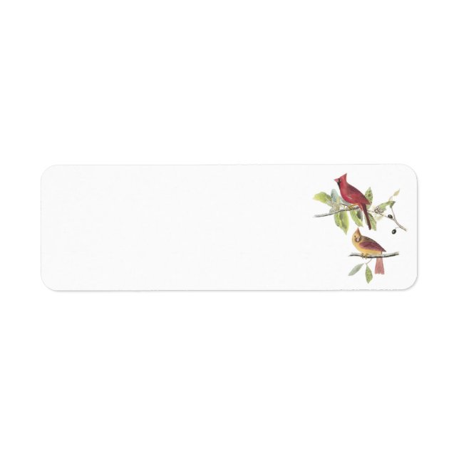 Northern Cardinal by Audubon Label (Front)