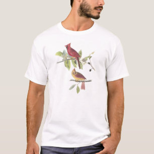 Northern Cardinal by Audubon T-Shirt