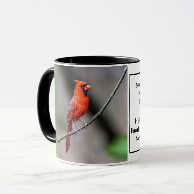 Northern Cardinal Coffee Mug Identification (Front Left)