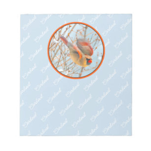 Northern Cardinal Flying - Original Photograph Notepad