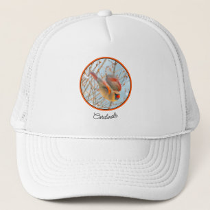 Northern Cardinal Flying - Original Photograph Trucker Hat