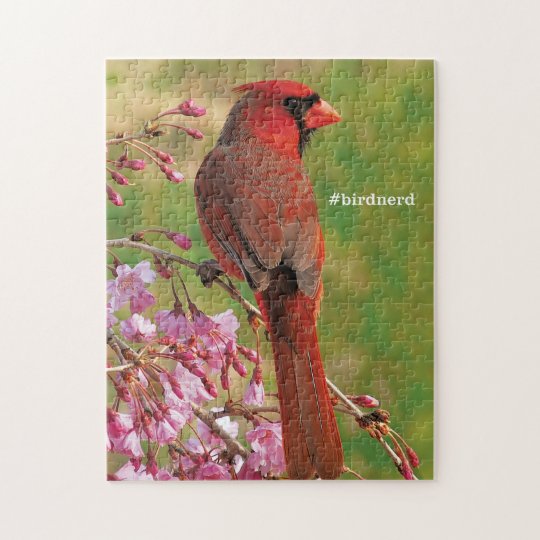 Northern Cardinal Jigsaw Puzzle