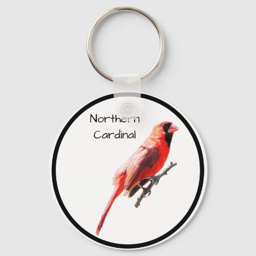 Northern Cardinal Keychain