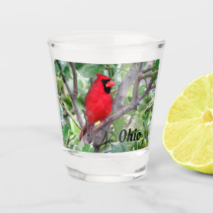 Northern Cardinal - Ohio State Bird Shot Glass