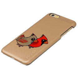 Northern Cardinal Pair Incipio Feather® Shine iPhone 6 Plus Case