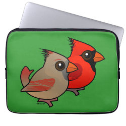 Northern Cardinal Pair Neoprene Laptop Sleeve 13 inch