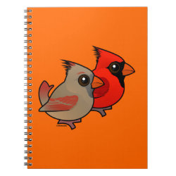Northern Cardinal Pair Photo Notebook (6.5