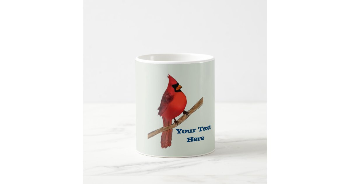 Northern Cardinal Red Bird Coffee Mug Zazzle Com