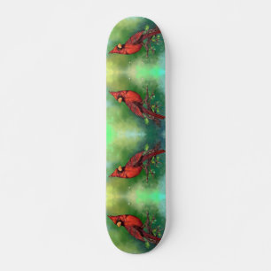 Northern Cardinal Skateboard