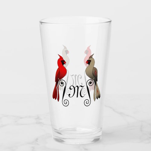 Northern Cardinal SongBird Glass