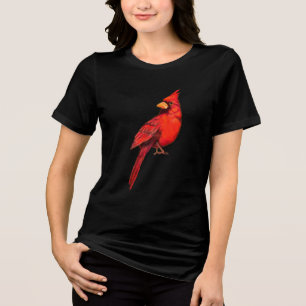 Northern Cardinal Tri-Blend Shirt