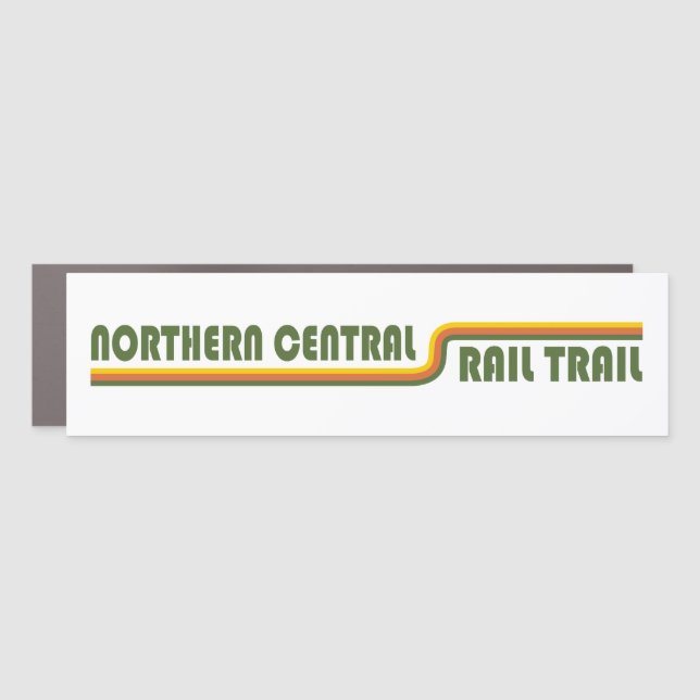 Northern Central Rail Trail Car Magnet (Front)
