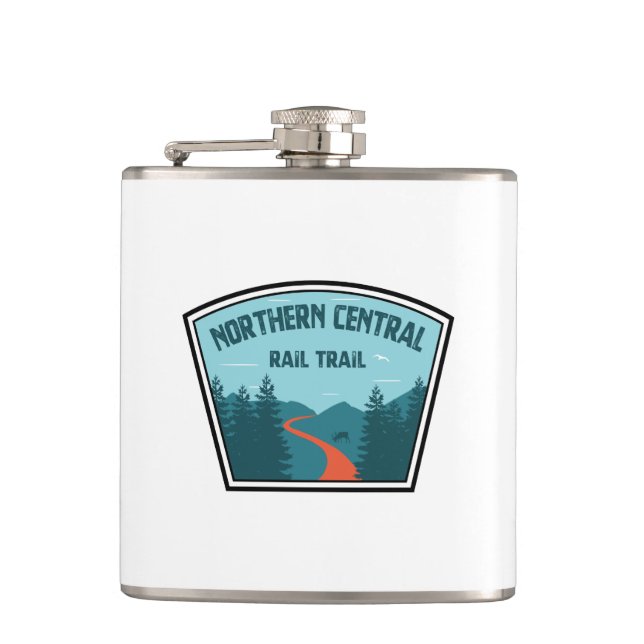Northern Central Rail Trail Flask (Front)