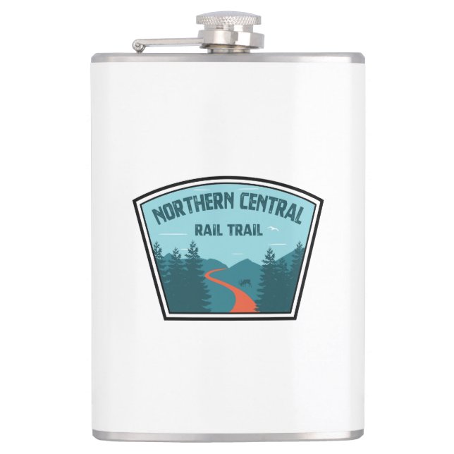 Northern Central Rail Trail Flask (Front)