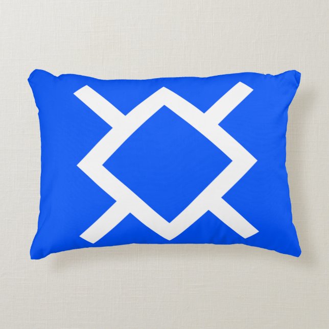 Northern Cheyenne Tribe Flag Accent Pillow (Front)