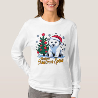 Northern Christmas Spirit & Canadian Christmas T-Shirt