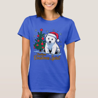 Northern Christmas Spirit & Canadian Christmas T-Shirt